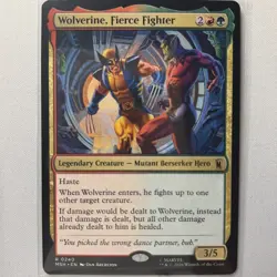 Wolverine, Fierce Fighter - Marvel Super Heroes (MSH) Regular 240 - Image 1
