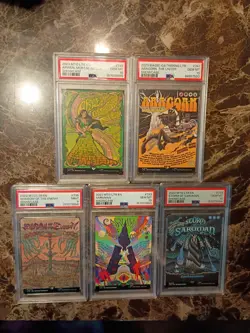 2023 MTG LTR Showcase Poster PSA 10 Lot - Image 1