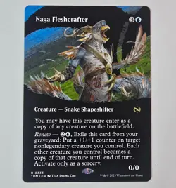 Naga Fleshcrafter (Borderless) 333 Tarkir: Dragonstorm Magic: The Gathering NM - Image 1