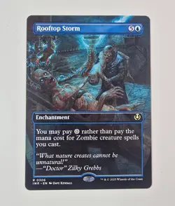 Rooftop Storm (Borderless) 306 Rare Innistrad Remastered Magic: The Gathering NM - Image 1