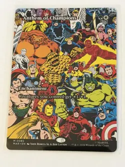 Anthem of Champions Borderless Marvel Universe 85 - Image 1