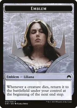 Emblem - Liliana, Defiant Necromancer [Magic Origins - 13] NM - Image 1