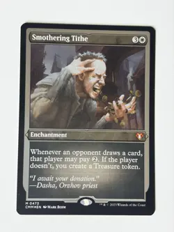 Smothering tithe (foil etched) - English - MTG CMM Commander Masters - NM - Image 1