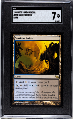 Magic: The Gathering SGC 7 Shadowmoor #280 Sunken Ruins - Image 1