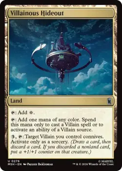 NM Villainous Hideout , MTG, Super Heroes, Magic, 276 Super Heroes - Image 1