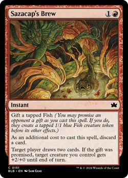 Sazacap's Brew [Bloomburrow] Magic MTG - Image 1