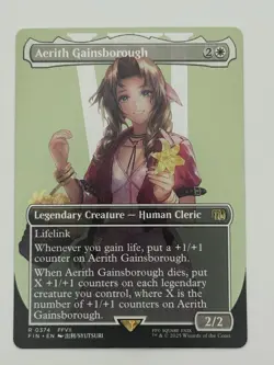 Aerith Gainsborough (Borderless) Final Fantasy Regular - Image 1