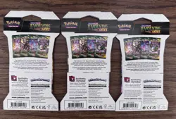Pokemon TCG Sword And Shield Evolving Skies Sleeved Booster Pack x3 - Image 2