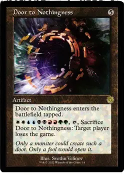 Door to Nothingness 14 The Brothers' War: Retro Frame Artifacts MTG NM - Image 1
