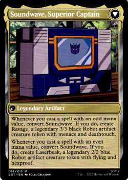 Soundwave, Sonic Spy Universes Beyond: Transformers NM - Image 2