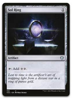 Sol Ring #168 (NM) Crimson Vow VOC Magic MTG - Image 1