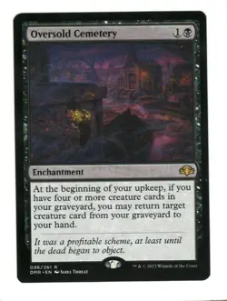 MTG Oversold Cemetery Dominaria Remastered Magic Gathering TCG - Image 1