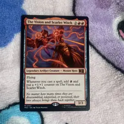 MTG The Vision and Scarlet Witch (0707) Non-Foil Base M Marvel Super Heroes NM - Image 1