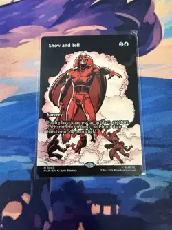 Show and Tell (Borderless) 60 Marvel Super Heroes MTG NM - Image 1