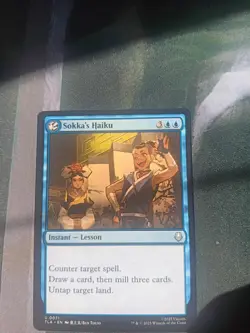 Sokka's Haiku 71 Uncommon Avatar: The Last Airbender Magic: The Gathering NM - Image 1