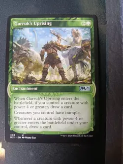 Garruk's Uprising (Showcase) 308 Uncommon Core Set 2021 Magic: The Gathering NM - Image 1