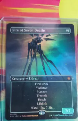 Sire of Seven Deaths (Borderless) Foundations Foil - Image 1