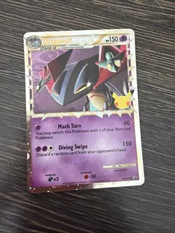 Pokemon TCG Dragapult SWSH132 Celebrations Black Star Promo Holo Card - Image 1