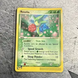 Pokemon TCG Roselia Rare 9/97 EX Hidden Legends 2003 English 60 HP Poke-BODY - Image 1