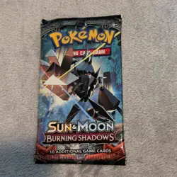 Pokemon TCG Burning Shadows Booster Pack (10 Cards) English Necrozma 6+ 0108 - Image 1