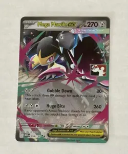 Mega Mawile EX 094/132 Play! Prize Pack Series 8 Stamp Pokemon TCG NM - Image 1