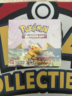 Pokemon Sword And Shield vivid Voltage Booster Box And Acrylic Case - Image 3