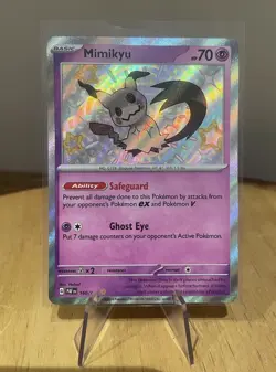 Pokemon TCG Mimikyu 160/091 Paldean Fates Baby Shiny - Image 1