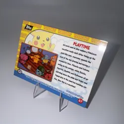 Pokemon TCG Playtime Pokemon Topps Pikachu's Vacation 57 NM - Image 2