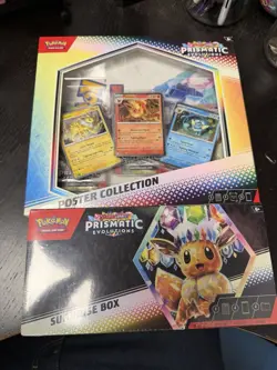 Pokemon TCG Prismatic Evolutions Poster Collection & surprise box - Image 1