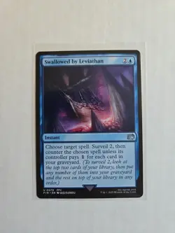Swallowed by Leviathan - Final Fantasy - NM - MTG Magic - Uncommon - Instant - Image 1