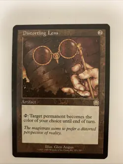 MTG NM Distorting Lens Mercadian Masques Free Shipping In The US With Tracking - Image 1