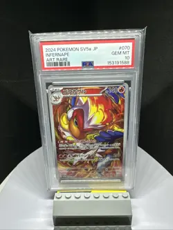 Infernape 070/066 Sv5a: Crimson Haze Holo (Japanese) PSA 10 - Image 1