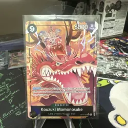 Kouzuki Momonosuke OP16-085 Alt Art SR One Piece TCG English - Image 1