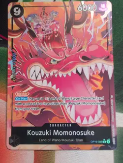 Kouzuki Momonosuke OP16-085 Alt Art SR One Piece TCG English - Image 1