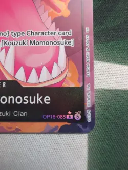 Kouzuki Momonosuke OP16-085 Alt Art SR One Piece TCG English - Image 5