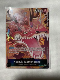 Kouzuki Momonosuke OP16-085 Alt Art SR One Piece TCG English - Image 1