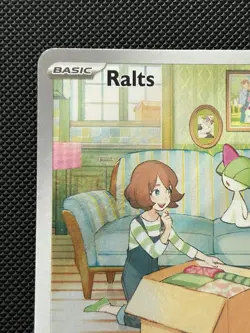 Fresh Pulled NM Ralts 211/198 Illustration Rare Holo Pokemon Card Scarlet Violet - Image 3