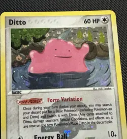 Pokemon EX FireRed & LeafGreen Ditto 4/112 Reverse Holo Rare LP - Image 2