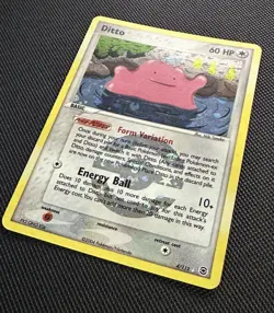 Pokemon EX FireRed & LeafGreen Ditto 4/112 Reverse Holo Rare LP - Image 3