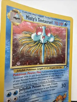 Misty's Tentacruel - 10/132 - Holo Rare Gym Heroes Set - Pokemon Card - MP - Image 4