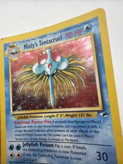 Misty's Tentacruel - 10/132 - Holo Rare Gym Heroes Set - Pokemon Card - MP - Image 5