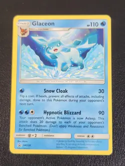 Pokemon Glaceon SM238 SM Black Star Promo - Image 1