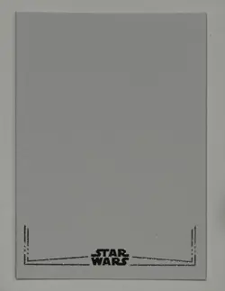 2024 Topps Star Wars Galaxy Chrome Silver Foil Blank Sketch Card Artist Proofs - Image 1