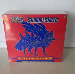 Pokemon TCG Sword & Shield Zacian Elite Trainer Box ETB English 65 Cards 2020 - Image 1
