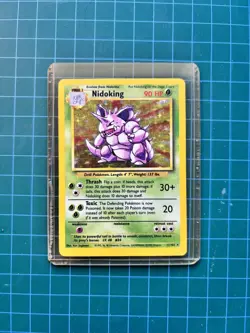 Pokemon TCG Nidoking Base Set 11/102 Holo 1999-2000 Wizards Base Set... - Image 1