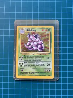 Pokemon TCG Nidoking Base Set 11/102 Holo 1999-2000 Wizards Base Set... - Image 3