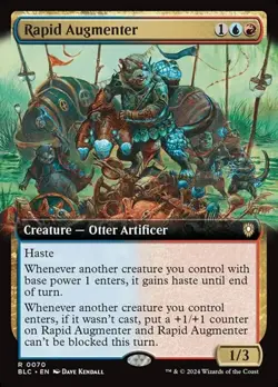 Rapid Augmenter - Extended Art BLBC NM MTG - Image 1