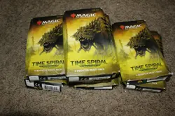 (Lot of 7) 3-Pack MTG Magic Gathering TIME SPIRAL Rem 15-Card Booster Packs 36 630509993130 - Image 1
