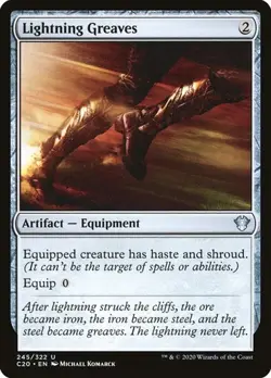 Lightning Greaves Commander 2020 NM MTG - Image 1