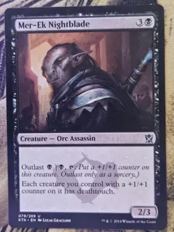 Mer-Ek Nightblade 79 Uncommon Khans of Tarkir Magic: The Gathering LP - Image 1